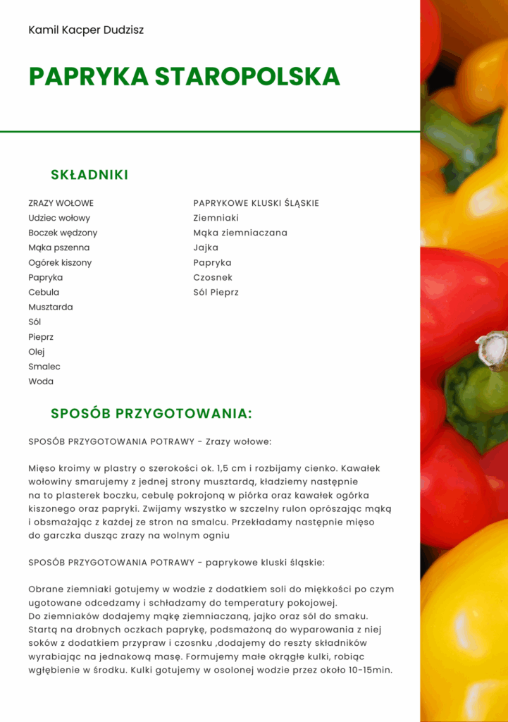 Papryka staropolska