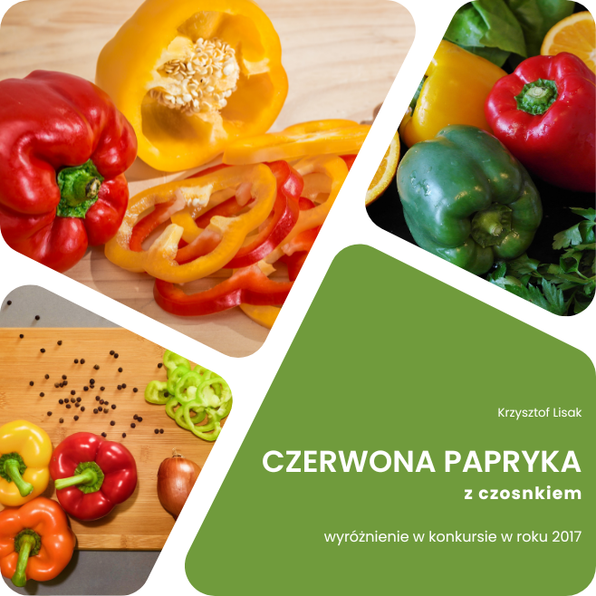 Czerwona papryka z czosnkiem