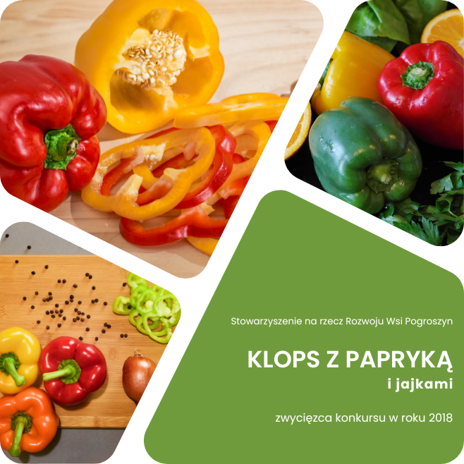 Klops z papryką i jajkami
