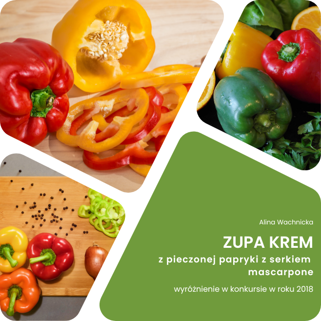Zupa krem z pieczonej papryki z serkiem mascarpone