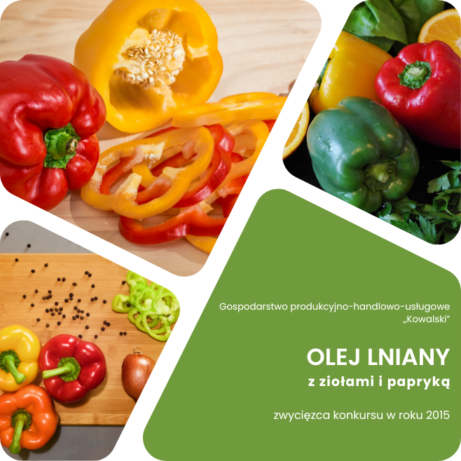 Olej lniany z ziołami i papryką